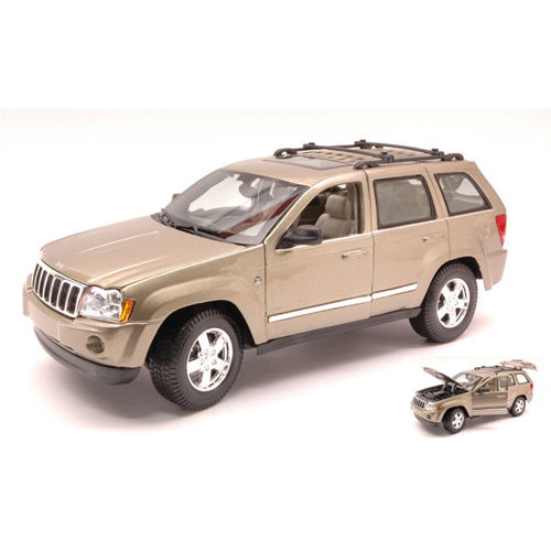 JEEP GRAND CHEROCKEE 2005 METALLIC KHAKI 1:18 Maisto Auto Stradali Modellino