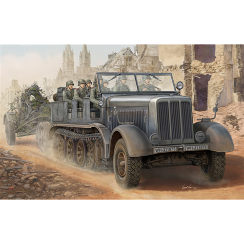 SD KFZ 8 CAMION CINGOLATO 12t KIT 1:35 Trumpeter Kit Mezzi Militari Modellino