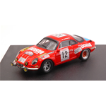 ALPINE RENAULT A110 N.12 4th TOUR DE CORSE 1975 MANZAGOL-FILIPPI 1:43 Trofeu Auto Rally Modellino