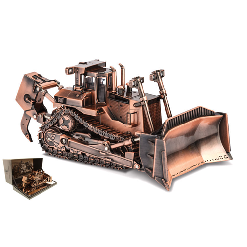 CAT D11T TRACK TYPE TRACTOR COPPER FINISH 1:50 Diecast Master Mezzi Industriali Modellino