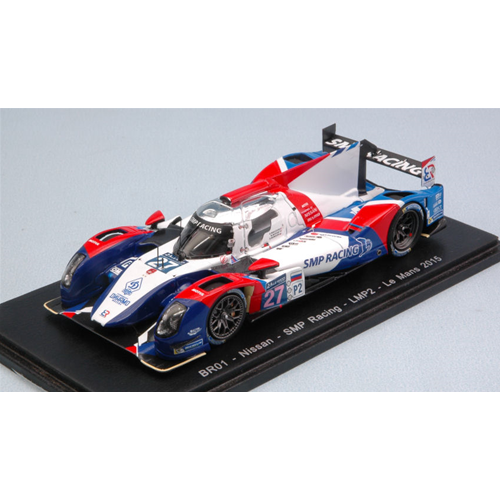 BR01-NISSAN N.27 14th LE MANS 2015 M.MEDIANI-D.MARKOZOV-N.MINASSIAN 1:43 Spark Model Auto Competizione Modellino