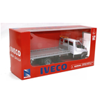 IVECO DAILY BIANCO CON PIANALE 1:36 New Ray Camion Die Cast Modellino