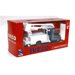 IVECO DAILY CESTELLO BLU 1:36 New Ray Camion Die Cast Modellino