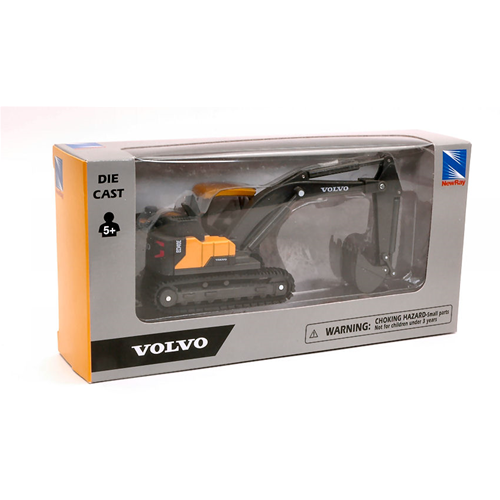 ESCAVATORE CINGOLATO VOLVO EC140E DIE CAST cm 13 New Ray Mezzi Industriali Modellino