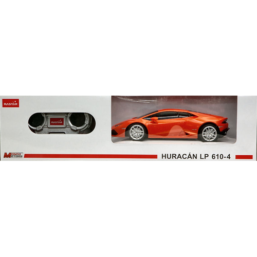 LAMBORGHINI HURACAN ORANGE METALLIC RADIOCOMANDO 1:24 Mondo Motors Radiocomando Modellino