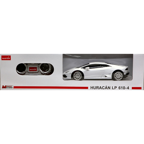 LAMBORGHINI HURACAN WHITE RADIOCOMANDO 1:24 Mondo Motors Radiocomando Modellino