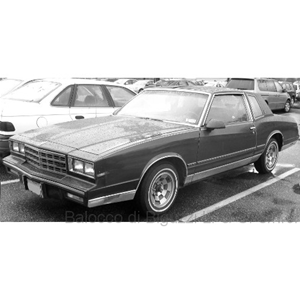 CHEVROLET MONTE CARLO 1981 DARK BLUE 1:43 PremiumX Auto Stradali Modellino