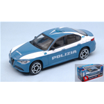 ALFA ROMEO GIULIA 2016 POLIZIA 1:43 Burago Forze dell'Ordine Modellino