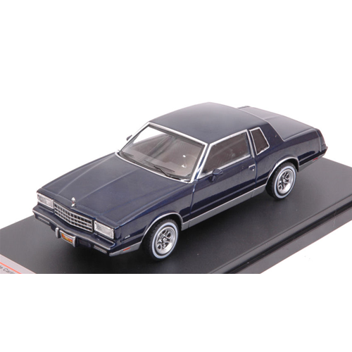 CHEVROLET MONTE CARLO 1981 DARK BLUE 1:43 PremiumX Auto Stradali Modellino