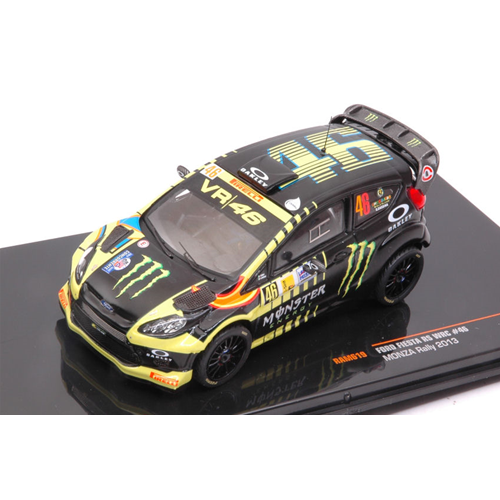 FORD FIESTA RS WRC N.46 RALLY MONZA 2013 ROSSI-CASSINA 1:43 Ixo Model Auto Rally Modellino