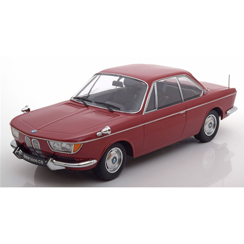 BMW 2000 CS 1965 DARK RED LIM.1000 PCS 1:18 KK Scale Auto Stradali Modellino