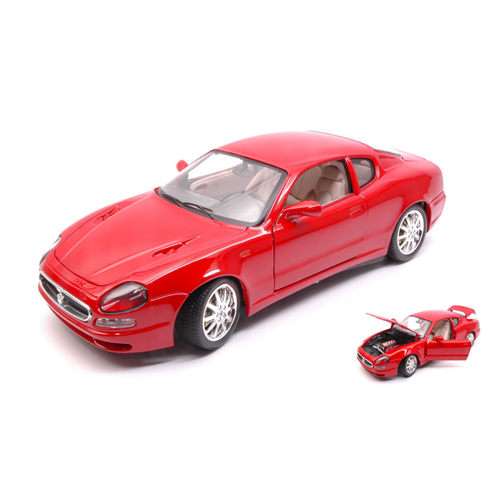 MASERATI 3200 GT 1998 RED 1:18 Burago Auto Stradali Modellino