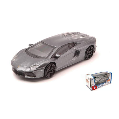 LAMBORGHINI AVENTADOR LP700-4 2011 GREY 1:43 Burago Auto Stradali Modellino