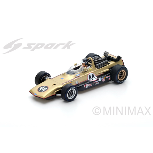 EAGLE MK7 N.44 6th INDY 500 1969 JO LEONARD 1:43 Spark Model Auto Competizione Modellino