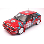 LANCIA DELTA HF INTEGRALE 16V N.5 ACCIDENT SANREMO 1989 AURIOL-OCELLI 1:18   Triple 9 Auto Rally Modellino
