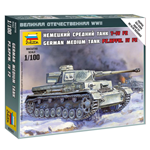 PANZER IV AUSF F2 KIT 1:100 Zvezda Kit Mezzi Militari Modellino