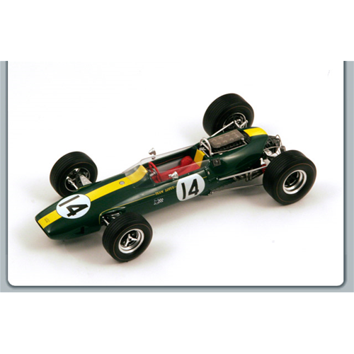 LOTUS 33 BRM G.HILL 2nd MONACO GP N.14 1:18 Spark Model Formula 1 Modellino