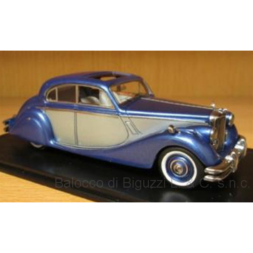 JAGUAR MK V 1950 BLUE/SILVER 1:43 Neo Scale Models Auto Stradali Modellino