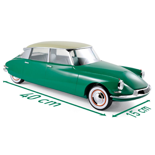 CITROEN DS 19 1956 GREEN & CHAMPAGNE 1:12 Norev Auto Stradali Modellino