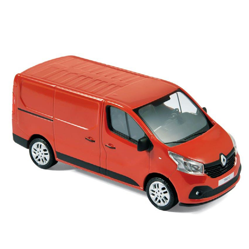 RENAULT TRAFIC 2014 RED 1:43 Norev Auto Stradali Modellino