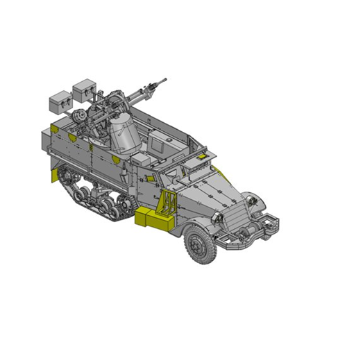 IDF M3 HALFTRACK W/TCM-20 KIT 1:35 Dragon Kit Mezzi Militari Modellino