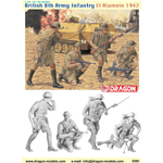 BRITISH 8th ARMY INFANTRY KIT 1:35 Dragon Kit Figure Militari Die Cast Modellino