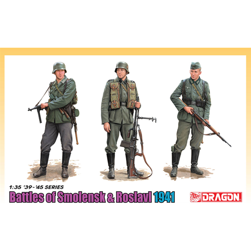 BATTLE OF SMOLENSK & ROSLAVL 1941 KIT 1:35 Dragon Kit Figure Militari Modellino