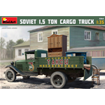 SOVIET 1,5 TON CARGO TRUCK KIT 1:35 Miniart Kit Camion Die Cast Modellino