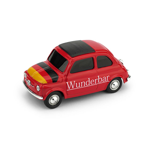 FIAT 500 BRUMS GERMANIA "WUNDERBAR!" BRUMMBARCHEN! 1:43 Brumm Modelli Speciali Modellino
