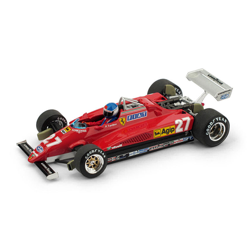 FERRARI 126 C2 P.TAMBAY 1982 N.27 2nd ITALY GP 1:43 UPD Brumm Formula 1 Modellino