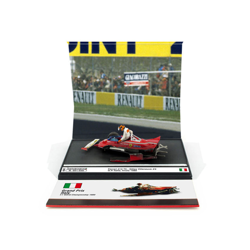 FERRARI 312 T5 G.VILLENEUVE 1980 N.2 ITALY GP "RASAERBA" 1:43 LIM.250 Brumm Formula 1 Modellino