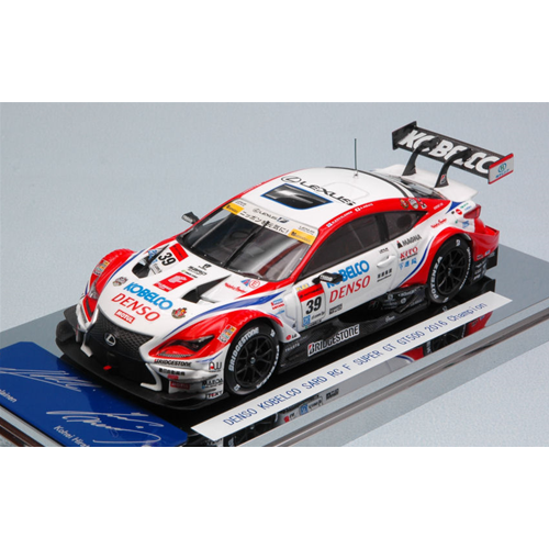 LEXUS RC F N.39 WINNER SUPER GT500 2016 H.KOVALAINEN-K.HIRATE 1:43 Ebbro Auto Competizione Modellino