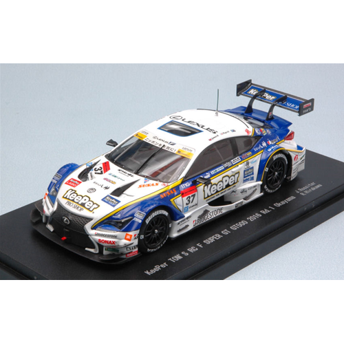 LEXUS RC F N.37 2nd SUPER GT500 OKAYAMA 2016 J.ROSSITER-R.HIRAKAWA 1:43 Ebbro Auto Competizione Modellino