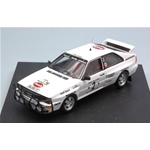 AUDI QUATTRO N.2 RETIRED RALLY BANDAMA 1983 L.LAMPI-O.HARSCH 1:43 Trofeu Auto Rally Modellino