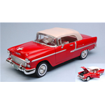 CHEVY BEL AIR 1955 RED 1:18 MotorMax Auto Stradali Die Cast Modellino