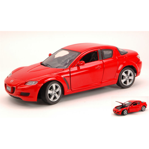 MAZDA RX-8 2003 RED 1:24 MotorMax Auto Stradali Modellino