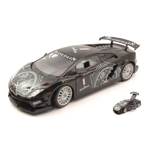 LAMBORGHINI GALLARDO LP560-4 2008 ORANGE SUPER TROFEO BLACK 1:18 MotorMax Auto Competizione Modellino
