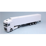 DAF XF EURO 6 SUPER SPACECAB 4x2 WITH TRILER WHITE 1:50 Holland Oto Camion Modellino