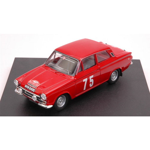 FORD CORTINA MK1 N.75 R.MONTE CARLO 1966 R.CLARK-B.MELIA 1:43 Trofeu Auto Rally Modellino