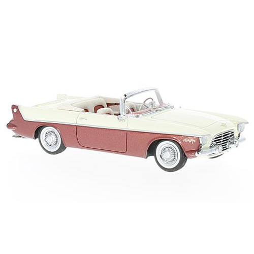 CHRYSLER FLIGHT SWEEP I 1955 WHITE/RED 1:43 Neo Scale Models Auto Stradali Modellino