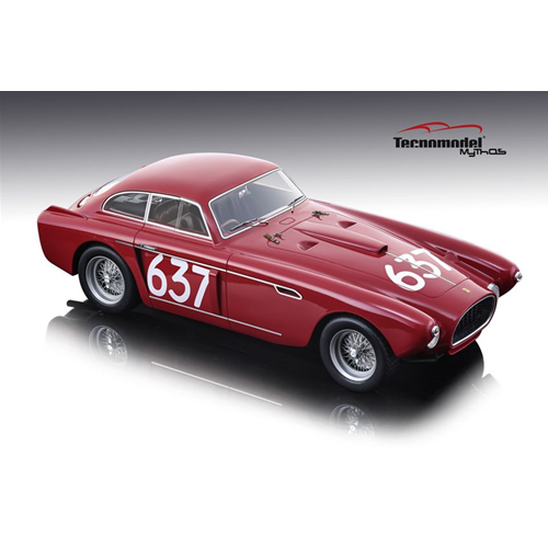 FERRARI 340 MEXICO N.637 DNF MILLE MIGLIA 1953 E-CASTELLOTTI-I.REGOSA 1:18 Tecnomodel Auto Competizione Modellino