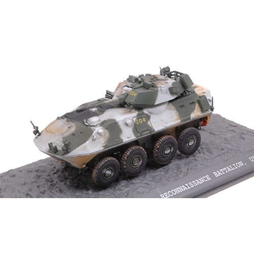 LAV 25 2nd LIGHT ARMORED RECONNAISSANCE BATTALION USA 2005 1:72 Solido Mezzi Militari Modellino