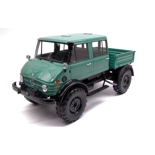 MERCEDES UNIMOG 416 DOKA GREEN/BLACK 1:18 Premium Classixx Camion Modellino
