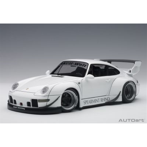 RWB 993  1996 WHITE WITH GREY WHEELS 1:18 AutoArt Auto Stradali Modellino