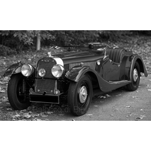MORGAN 4/4 FLAT RADIATOR S1 1936 GREEN 1:43 Neo Scale Models Auto d'Epoca Modellino