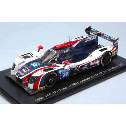 LIGIER JS P217 GIBSON N.32 6th LE MANS 2017 OWEN-DE SADELEER-ALBUQUERQUE 1:43 Spark Model Auto Competizione Modellino