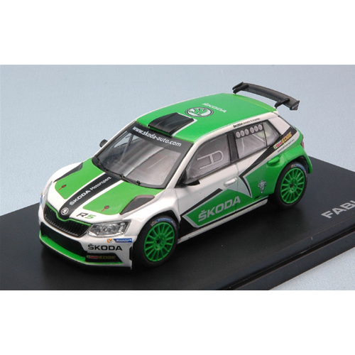 SKODA FABIA III R5 RALLY MONTE CARLO 2015 MOTORPORT DESIGN 1:43 Abrex Auto Rally Modellino