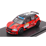 SKODA FABIA III R5 N.2 WINNER BARUM CZECH RALLY 2016 J.KOPECKY-P.DRESLER 1:43 Abrex Auto Rally Modellino