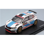 SKODA FABIA III R5 N.32 8th MONTE CARLO 2017 J.KOPECKY-P.DRESLER 1:43 Abrex Auto Rally Modellino