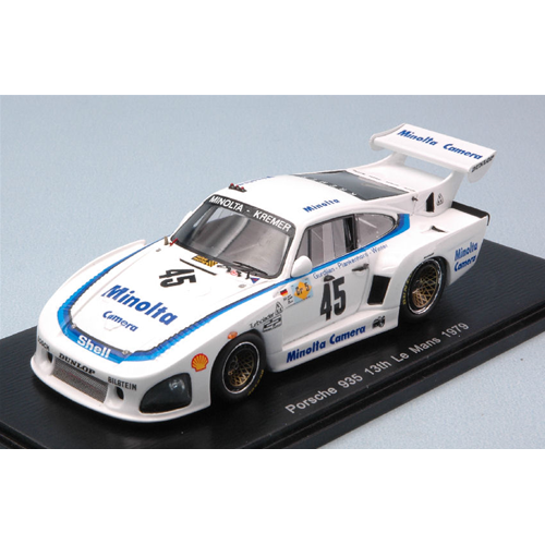 PORSCHE 935 N.45 13th LE MANS 1979 A.PLANKENHORN-P.GURDJIAN-J.WINTER 1:43 Spark Model Auto Competizione Modellino